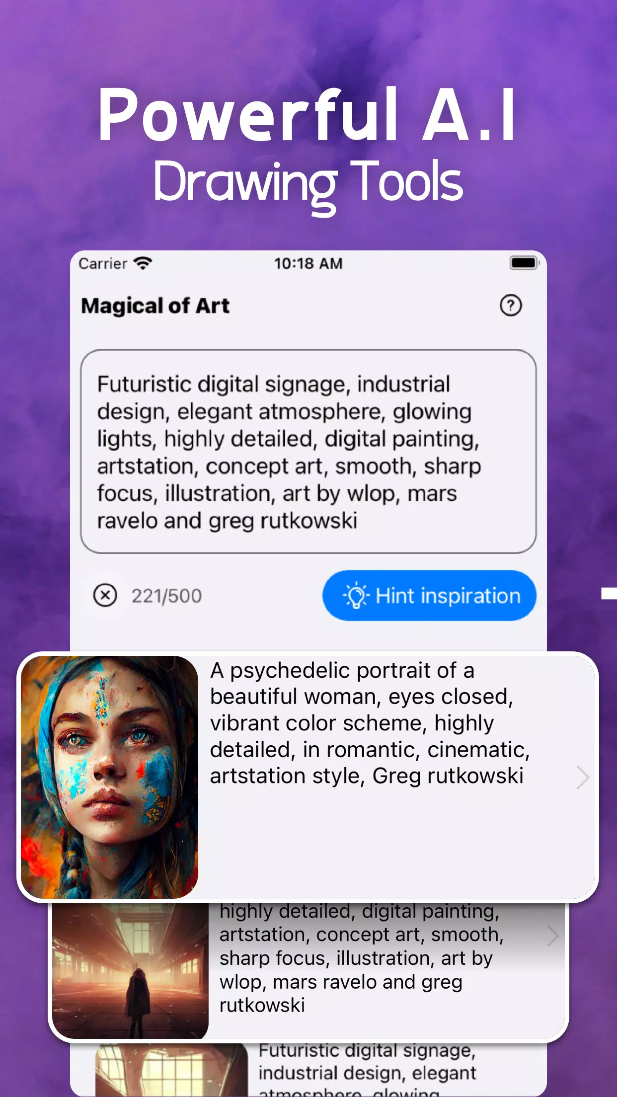 AI Generated Art Generator Screenshot 1