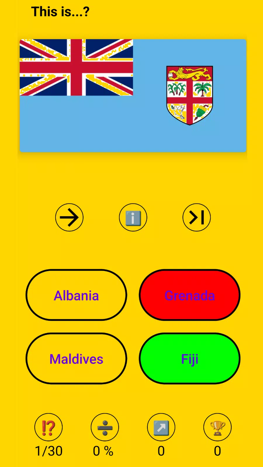 Super Flags! Flag Quiz Captura de pantalla 1