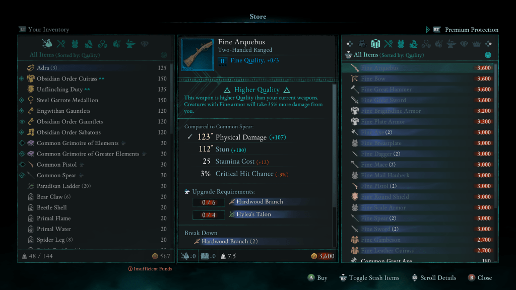 Image of Fine Weapons and Armor Merchant