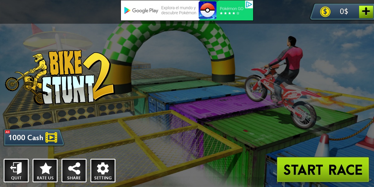 Bike Stunt 2 Tangkapan skrin 0
