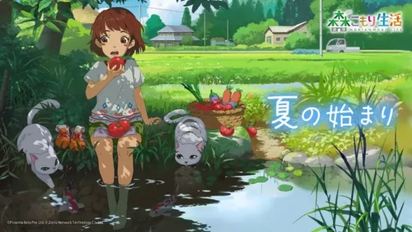 "Buhay ng Morikomori: Bagong Sosyal, Rural Sim na may Ghibli Art"