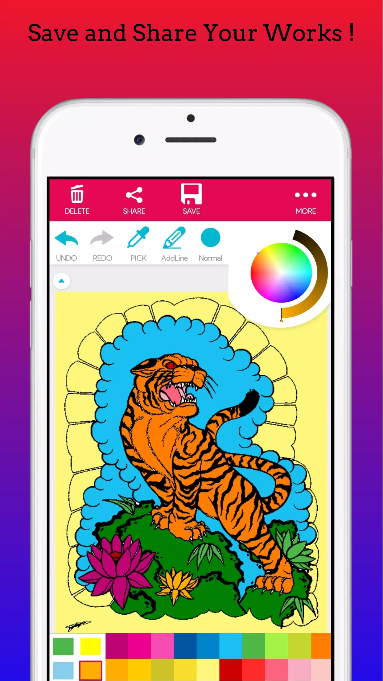 Adults Tattoo Coloring Book Captura de pantalla 1