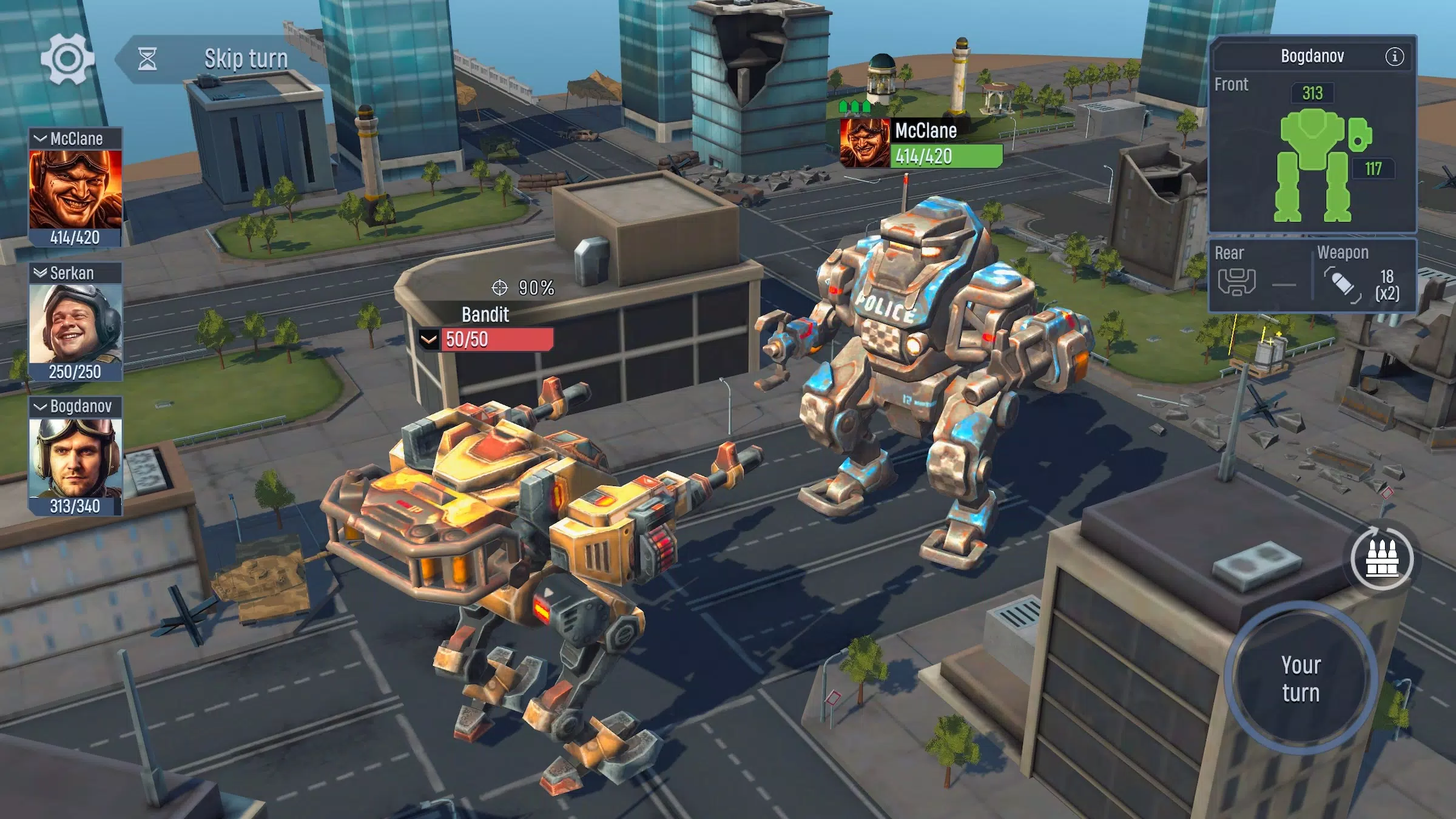 Concern: Mech Armored Front Capture d'écran 0