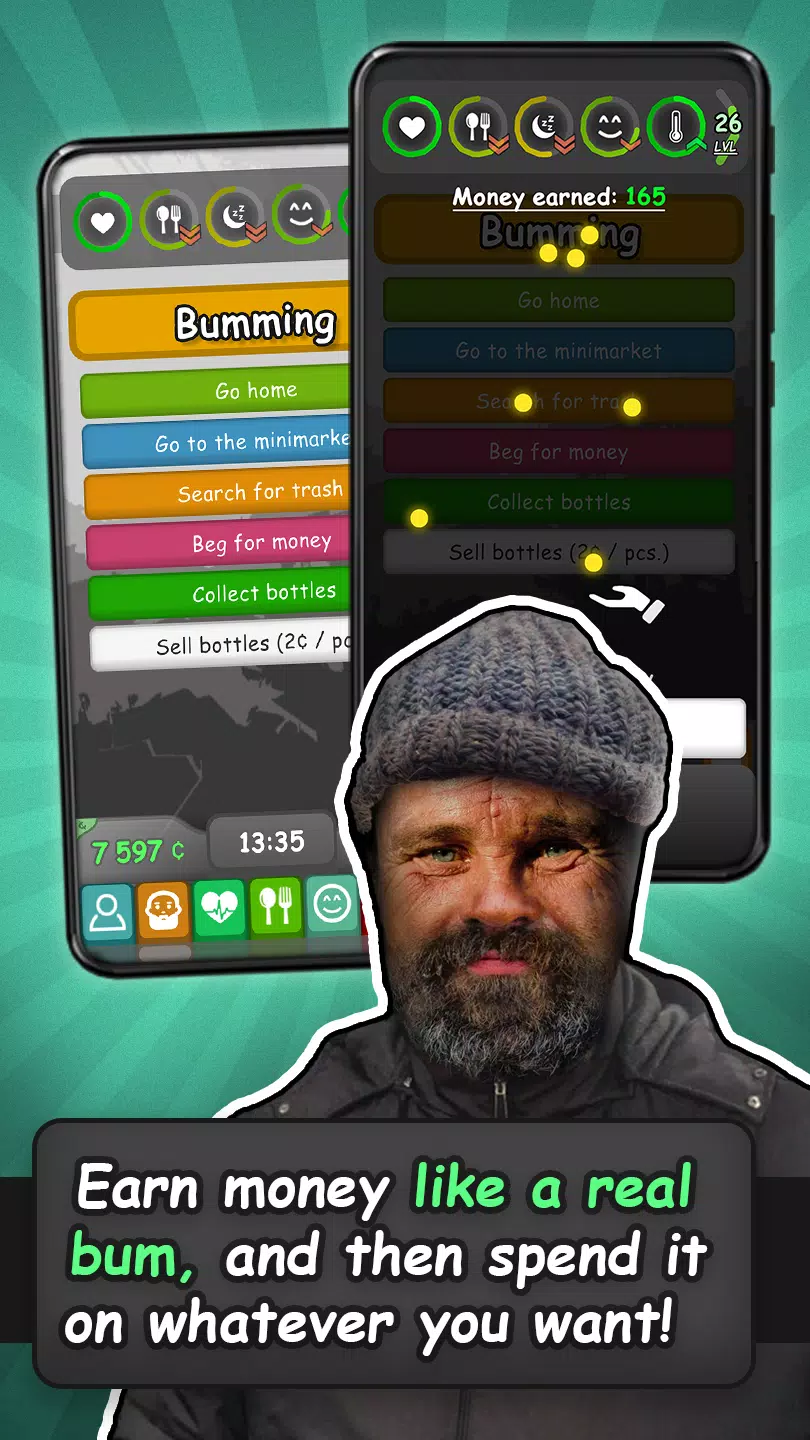 Homeless: Life Simulator スクリーンショット 0