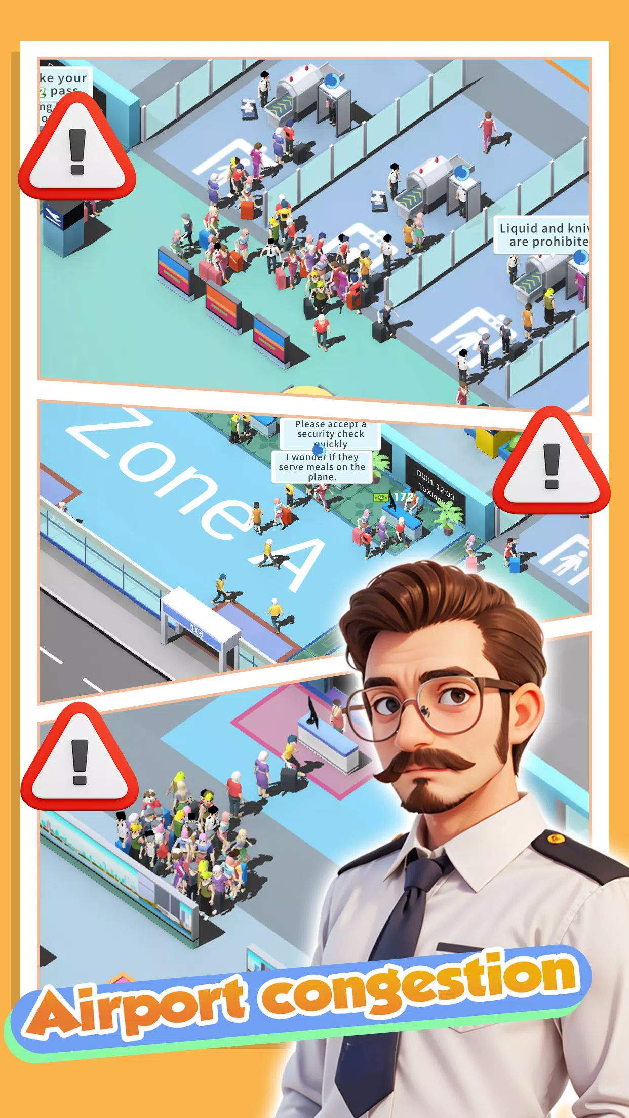 Happy Airport：Simulator Capture d'écran 0