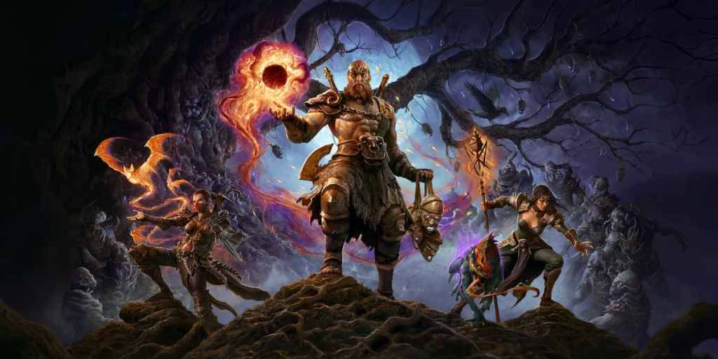 Diablo 4 Promo Art als Teil eines Artikels über die beste Klasse für Staffel 7.
