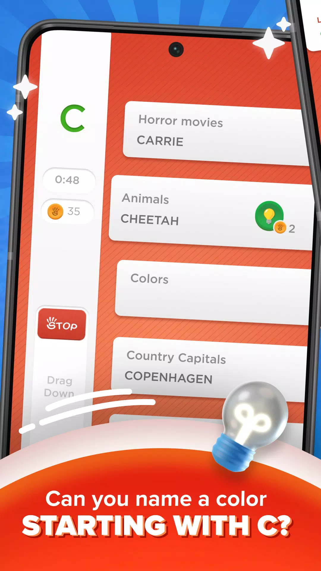 Stop - Categories Word Game应用截图第2张