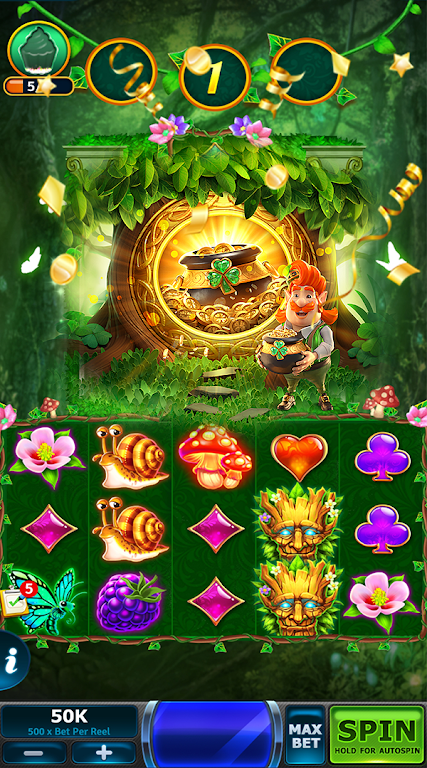 Dino Pixie Slots Adventure Скриншот 0