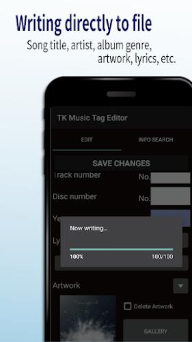 TK Music Tag Editor Captura de pantalla 1