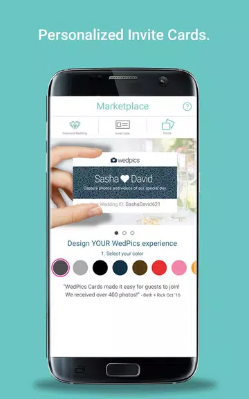 WedPics - Wedding Photo App Captura de pantalla 3