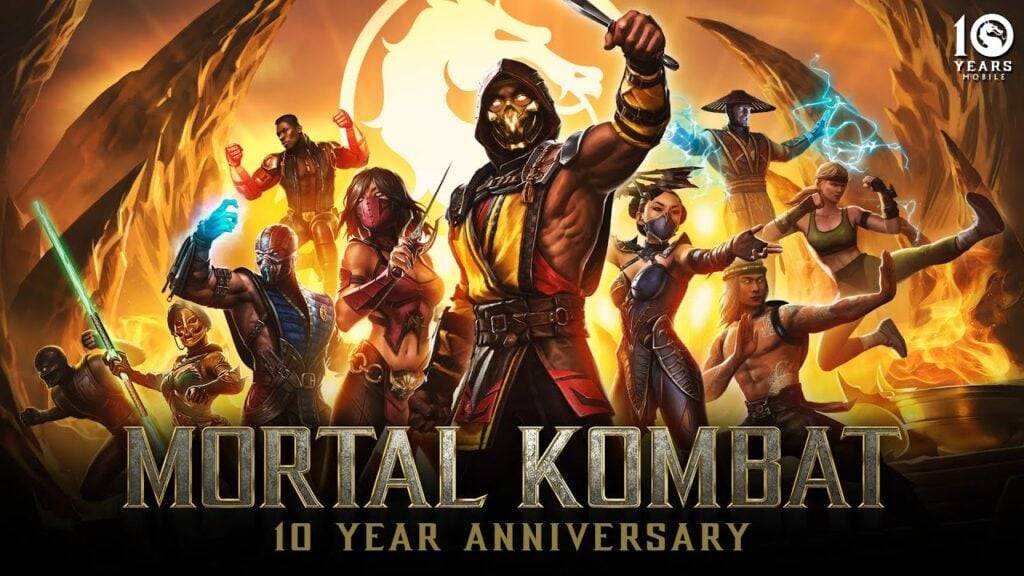 真人kombat移動紀錄新鑽石10週年紀念日，金色角色
