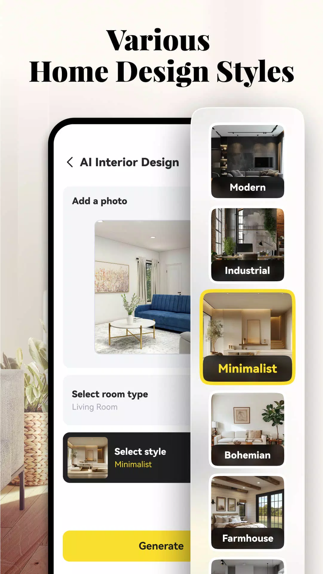 AI Home Design: Interior Decor 스크린샷 2