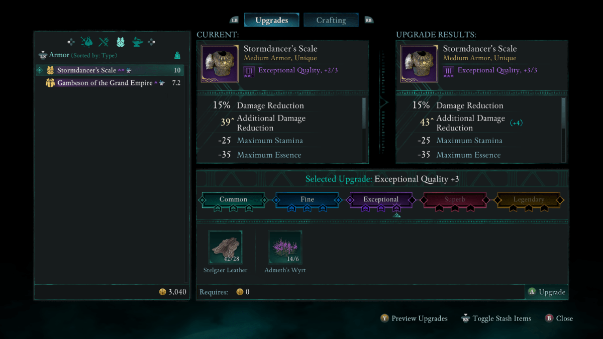 Image showing various weapons and armor in Avowed