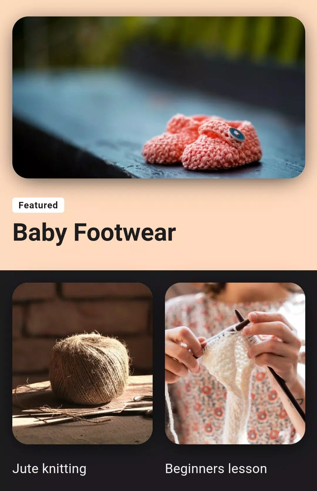 Learn Knitting and Crocheting Captura de pantalla 0