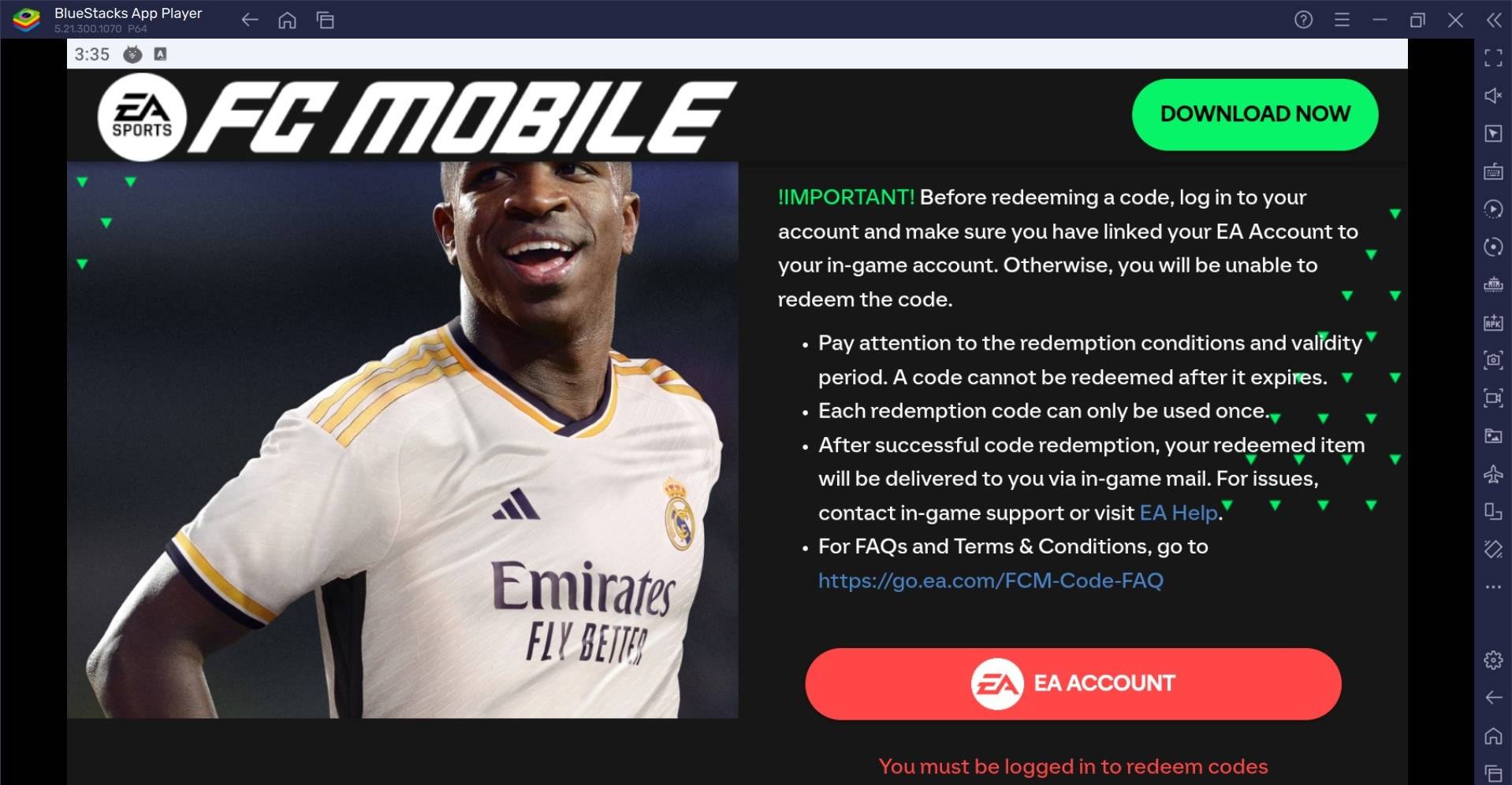 EA SPORTS FC™ Mobile足球游戏-所有可用的兑换码2025年1月