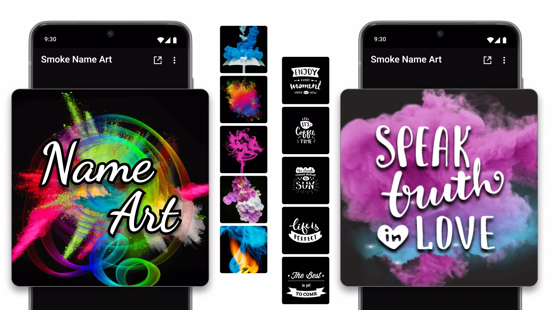 Smoke Name Art Maker Captura de tela 0