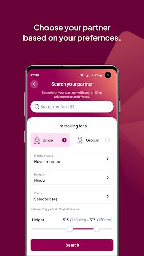 Schermata NeST Kerala Matrimony ® App 0