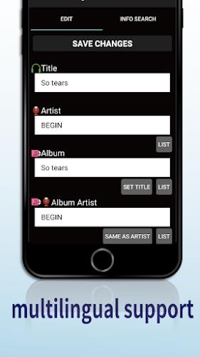 TK Music Tag Editor Captura de pantalla 0