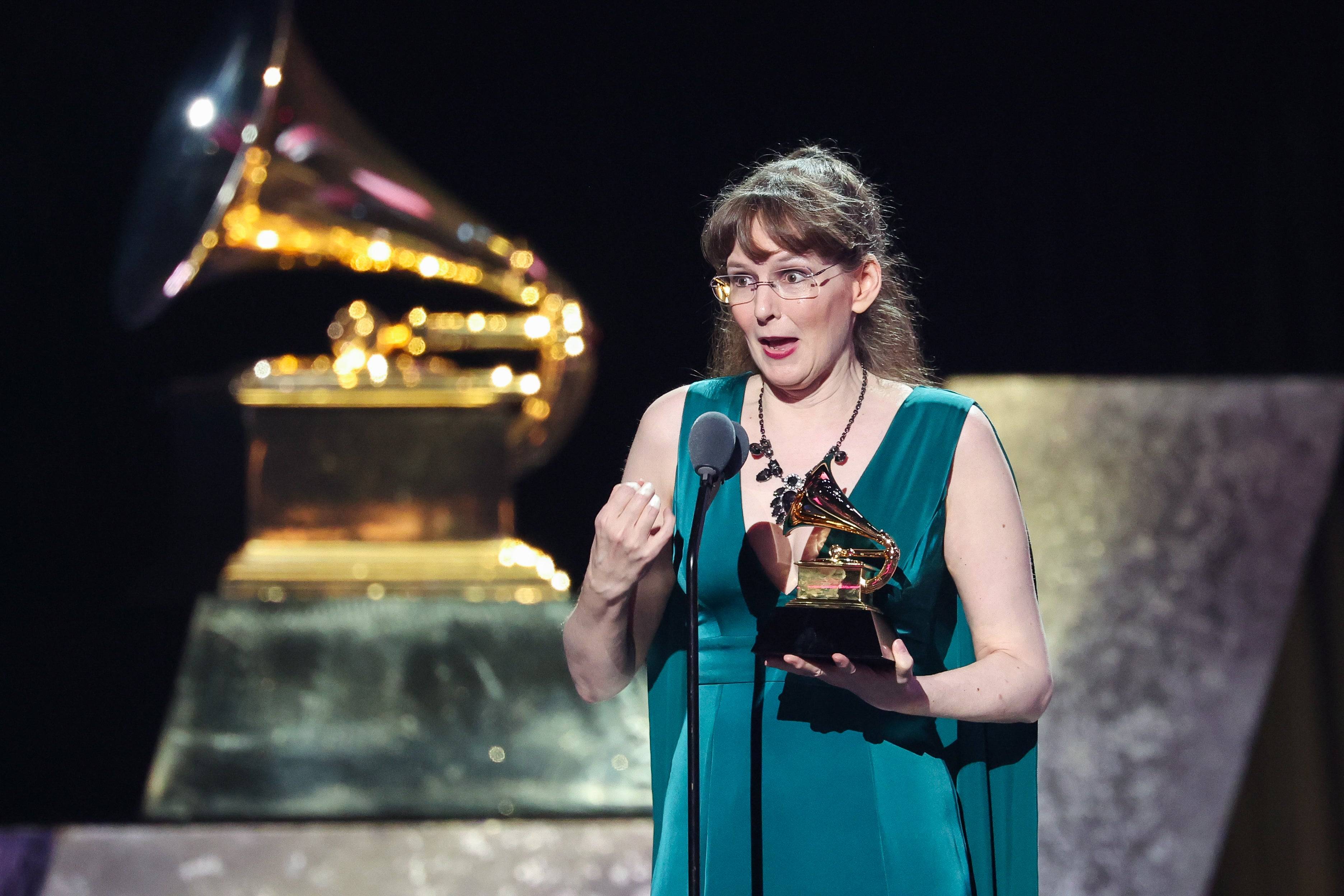 Winifred Phillips tại Giải thưởng Grammy thứ 67. Ảnh của Rich Polk/Billboard thông qua Getty Images.