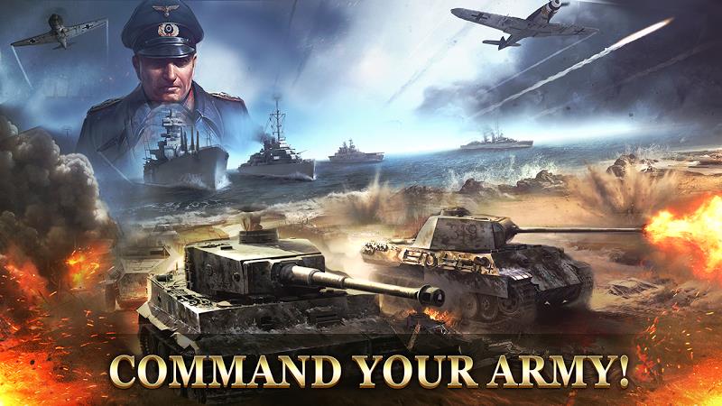 WW2: World War Strategy Games ဖန်သားပြင်ဓာတ်ပုံ 1