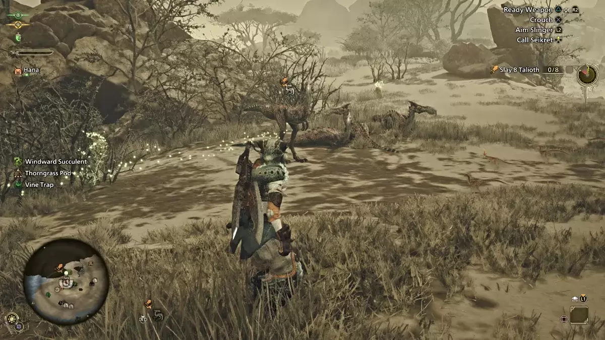 Monster Hunter Wilds中的Talioth怪物集團