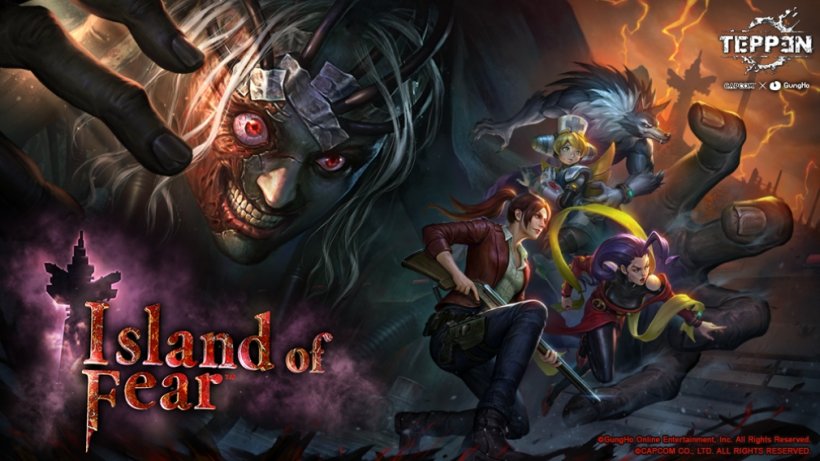Teppen anniversary artwork showcasing Resident Evil and Street Fighter characters