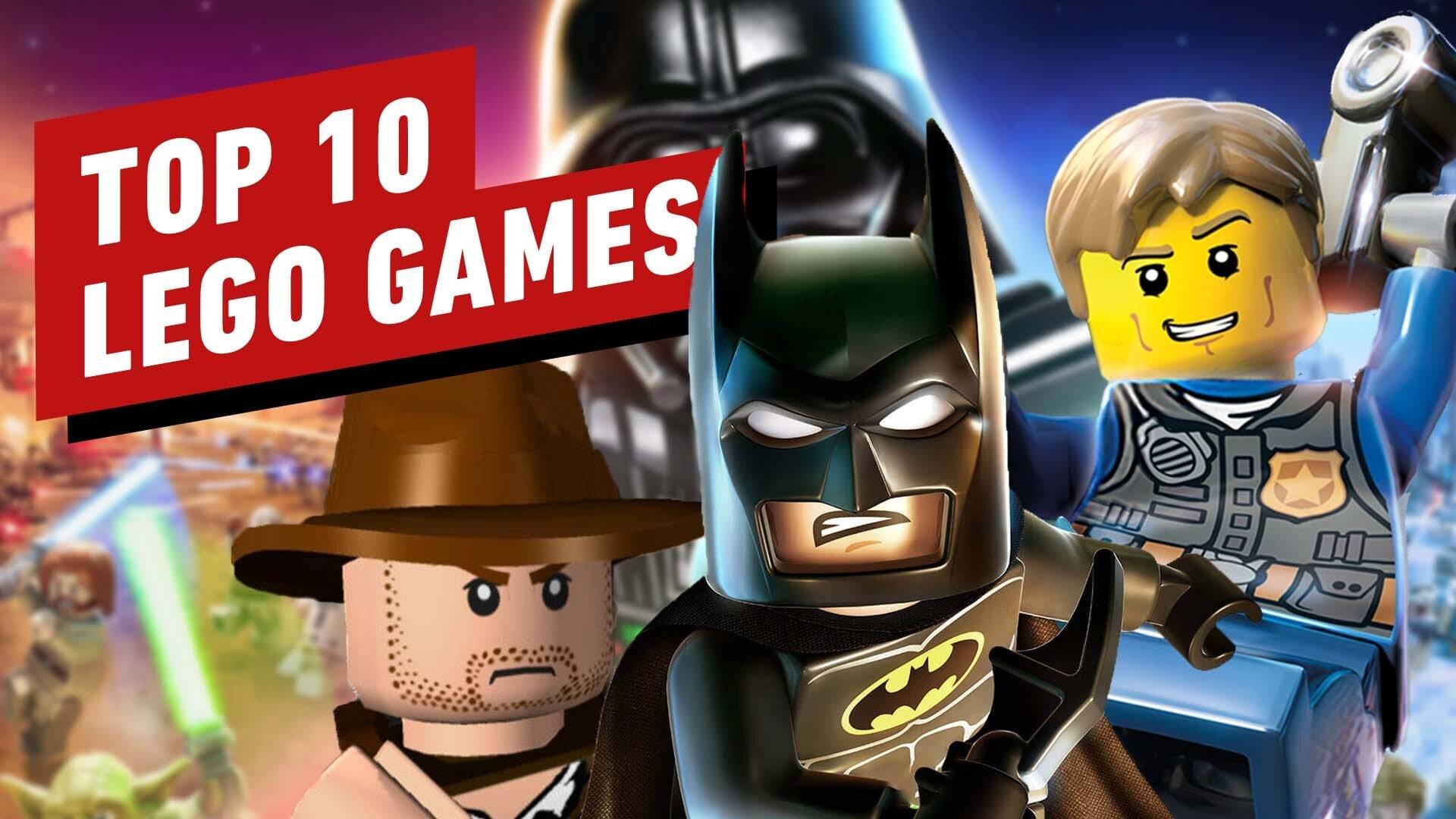 Image collage of LEGO game covers