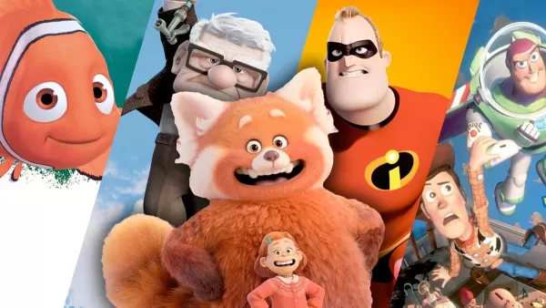 Pixar movie collage