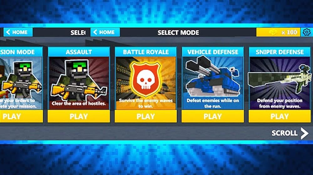 Cube Wars Battle Survival স্ক্রিনশট 3
