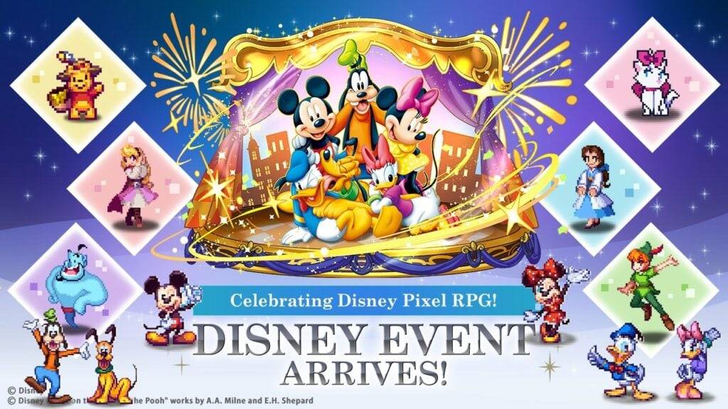 Disney Magic встречает головоломки и драконы в новом коллабе по пикселям RPG