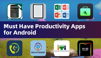 Aplicativos Essenciais de Produtividade para Android