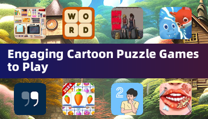Увлекательные мультяшные головоломки для игры